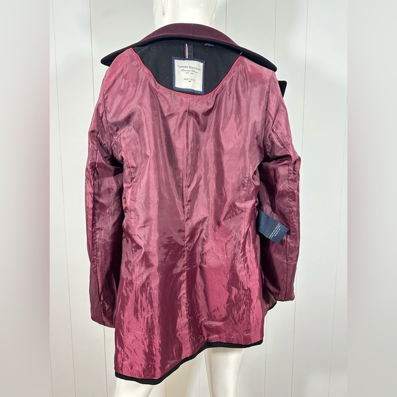 Tommy Hilfiger Women’s Wool Blend Peacoat Double Breasted Jacket Size M - Picture 6 of 11